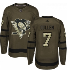 Youth Adidas Pittsburgh Penguins 7 Matt Cullen Authentic Green Salute to Service NHL Jersey Youth Adidas Pittsburgh Penguins 7 Matt Cullen Authentic Green Salute to Service NHL Jersey