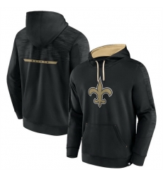 Men New Orleans Saints Black Defender Evo Pullover Hoodie Men New Orleans Saints Black Defender Evo Pullover Hoodie