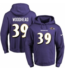 NFL Mens Nike Baltimore Ravens 39 Danny Woodhead Purple Name Number Pullover Hoodie NFL Mens Nike Baltimore Ravens 39 Danny Woodhead Purple Name Number Pullover Hoodie