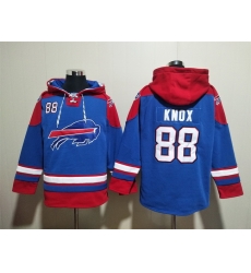 Men Buffalo Bills #88 Dawson Knox Aqua Lace Up Pullover Hoodie Men Buffalo Bills #88 Dawson Knox Aqua Lace Up Pullover Hoodie