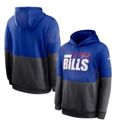 Men Buffalo Bills Nike Sideline Impact Lockup Performance Pullover Hoodie Royal Charcoal Men Buffalo Bills Nike Sideline Impact Lockup Performance Pullover Hoodie Royal Charcoal
