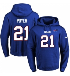 NFL Mens Nike Buffalo Bills 21 Jordan Poyer Royal Blue Name Number Pullover Hoodie NFL Mens Nike Buffalo Bills 21 Jordan Poyer Royal Blue Name Number Pullover Hoodie