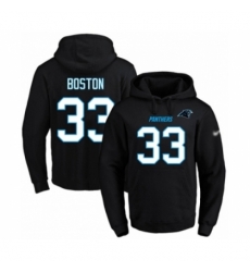 Football Mens Carolina Panthers 33 Tre Boston Black Name Number Pullover Hoodie Football Mens Carolina Panthers 33 Tre Boston Black Name Number Pullover Hoodie