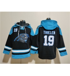 Men Carolina Panthers 19 Adam Thielen Black Ageless Must Have Lace Up Pullover Hoodie Men Carolina Panthers 19 Adam Thielen Black Ageless Must Have Lace Up Pullover Hoodie