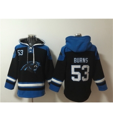 Men Carolina Panthers 53 Brian Burns Black Ageless Must Have Lace Up Pullover Hoodie Men Carolina Panthers 53 Brian Burns Black Ageless Must Have Lace Up Pullover Hoodie