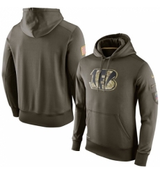 NFL Mens Cincinnati Bengals Nike Olive Salute To Service KO Performance Hoodie NFL Mens Cincinnati Bengals Nike Olive Salute To Service KO Performance Hoodie