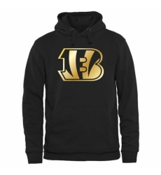 NFL Mens Cincinnati Bengals Pro Line Black Gold Collection Pullover Hoodie NFL Mens Cincinnati Bengals Pro Line Black Gold Collection Pullover Hoodie
