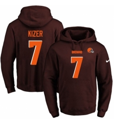 NFL Mens Nike Cleveland Browns 7 DeShone Kizer Brown Name Number Pullover Hoodie NFL Mens Nike Cleveland Browns 7 DeShone Kizer Brown Name Number Pullover Hoodie