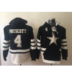 Men Nike Dallas Cowboys Dak Prescott 4 NFL Winter Thick Hoodie Men Nike Dallas Cowboys Dak Prescott 4 NFL Winter Thick Hoodie
