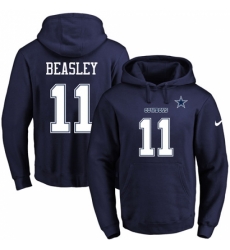 NFL Mens Nike Dallas Cowboys 11 Cole Beasley Navy Blue Name Number Pullover Hoodie NFL Mens Nike Dallas Cowboys 11 Cole Beasley Navy Blue Name Number Pullover Hoodie