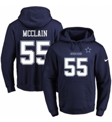 NFL Mens Nike Dallas Cowboys 55 Rolando McClain Navy Blue Name Number Pullover Hoodie NFL Mens Nike Dallas Cowboys 55 Rolando McClain Navy Blue Name Number Pullover Hoodie