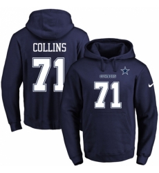 NFL Mens Nike Dallas Cowboys 71 Lael Collins Navy Blue Name Number Pullover Hoodie NFL Mens Nike Dallas Cowboys 71 Lael Collins Navy Blue Name Number Pullover Hoodie