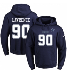 NFL Mens Nike Dallas Cowboys 90 Demarcus Lawrence Navy Blue Name Number Pullover Hoodie NFL Mens Nike Dallas Cowboys 90 Demarcus Lawrence Navy Blue Name Number Pullover Hoodie