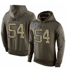 NFL Nike Dallas Cowboys 54 Jaylon Smith Green Salute To Service Mens Pullover Hoodie NFL Nike Dallas Cowboys 54 Jaylon Smith Green Salute To Service Mens Pullover Hoodie