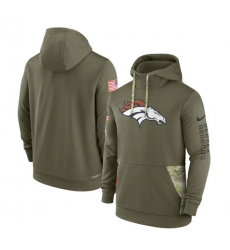 Men Denver Broncos 2022 Olive Salute To Service Therma Performance Pullover Hoodie Men Denver Broncos 2022 Olive Salute To Service Therma Performance Pullover Hoodie