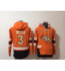 NFL Men Denver Broncos 3 Russell Wilson Stitched Hoodie NFL Men Denver Broncos 3 Russell Wilson Stitched Hoodie