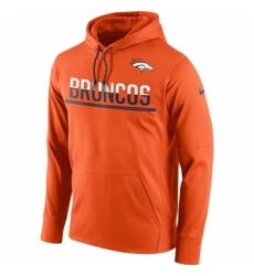 NFL Mens Denver Broncos Nike Sideline Circuit Orange Pullover Hoodie NFL Mens Denver Broncos Nike Sideline Circuit Orange Pullover Hoodie