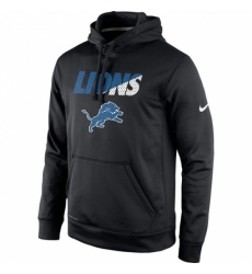 NFL Mens Detroit Lions Nike Black Kick Off Staff Performance Pullover Hoodie NFL Mens Detroit Lions Nike Black Kick Off Staff Performance Pullover Hoodie