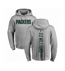 Football Green Bay Packers 22 Dexter Williams Ash Backer Hoodie Football Green Bay Packers 22 Dexter Williams Ash Backer Hoodie