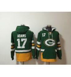 Men Nike Green Bay Packers Davante Adams 17 NFL Winter Thick Hoodie Men Nike Green Bay Packers Davante Adams 17 NFL Winter Thick Hoodie