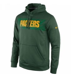NFL Green Bay Packers Nike KO Speed Wordmark Performance Hoodie NFL Green Bay Packers Nike KO Speed Wordmark Performance Hoodie