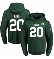 NFL Mens Nike Green Bay Packers 20 Kevin King Green Name Number Pullover Hoodie NFL Mens Nike Green Bay Packers 20 Kevin King Green Name Number Pullover Hoodie