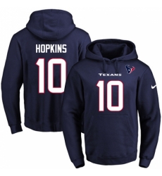 NFL Mens Nike Houston Texans 10 DeAndre Hopkins Navy Blue Name Number Pullover Hoodie NFL Mens Nike Houston Texans 10 DeAndre Hopkins Navy Blue Name Number Pullover Hoodie