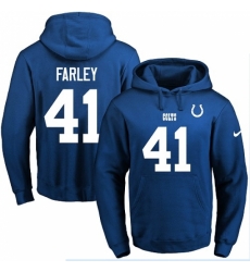 NFL Mens Nike Indianapolis Colts 41 Matthias Farley Royal Blue Name Number Pullover Hoodie NFL Mens Nike Indianapolis Colts 41 Matthias Farley Royal Blue Name Number Pullover Hoodie