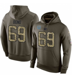 NFL Nike Indianapolis Colts 69 Deyshawn Bond Green Salute To Service Mens Pullover Hoodie NFL Nike Indianapolis Colts 69 Deyshawn Bond Green Salute To Service Mens Pullover Hoodie