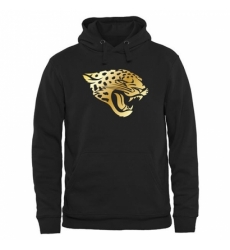 NFL Mens Jacksonville Jaguars Pro Line Black Gold Collection Pullover Hoodie