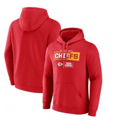 Men Kansas City Chiefs Red X Bud Light Pullover Hoodie Men Kansas City Chiefs Red X Bud Light Pullover Hoodie