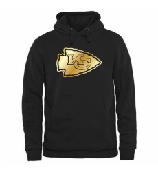 NFL Mens Kansas City Chiefs Pro Line Black Gold Collection Pullover Hoodie NFL Mens Kansas City Chiefs Pro Line Black Gold Collection Pullover Hoodie