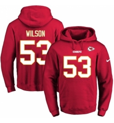 NFL Mens Nike Kansas City Chiefs 53 Ramik Wilson Red Name Number Pullover Hoodie NFL Mens Nike Kansas City Chiefs 53 Ramik Wilson Red Name Number Pullover Hoodie