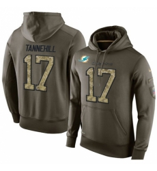 NFL Nike Miami Dolphins 17 Ryan Tannehill Green Salute To Service Mens Pullover Hoodie NFL Nike Miami Dolphins 17 Ryan Tannehill Green Salute To Service Mens Pullover Hoodie