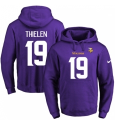 NFL Mens Nike Minnesota Vikings 19 Adam Thielen Purple Name Number Pullover Hoodie NFL Mens Nike Minnesota Vikings 19 Adam Thielen Purple Name Number Pullover Hoodie
