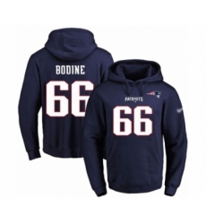 Football Mens New England Patriots 66 Russell Bodine Navy Blue Name Number Pullover Hoodie Football Mens New England Patriots 66 Russell Bodine Navy Blue Name Number Pullover Hoodie