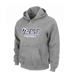 NFL Mens Nike New England Patriots Font Pullover Hoodie Grey NFL Mens Nike New England Patriots Font Pullover Hoodie Grey