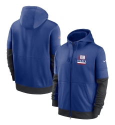 Men New York Giants Nike Sideline Impact Lockup Performance Full Zip Hoodie Royal Men New York Giants Nike Sideline Impact Lockup Performance Full Zip Hoodie Royal
