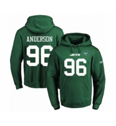 Football Mens New York Jets 96 Henry Anderson Green Name Number Pullover Hoodie Football Mens New York Jets 96 Henry Anderson Green Name Number Pullover Hoodie