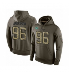 Football Mens New York Jets 96 Henry Anderson Green Salute To Service Pullover Hoodie Football Mens New York Jets 96 Henry Anderson Green Salute To Service Pullover Hoodie