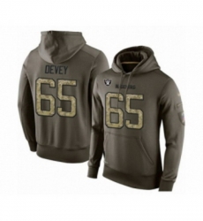 Football Mens Oakland Raiders 65 Jordan Devey Green Salute To Service Pullover Hoodie Football Mens Oakland Raiders 65 Jordan Devey Green Salute To Service Pullover Hoodie