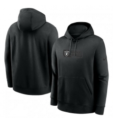 Men Nike Black Las Vegas Raiders Edge French Terry Club Pullover Hoodie Men Nike Black Las Vegas Raiders Edge French Terry Club Pullover Hoodie