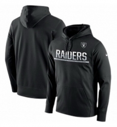 NFL Mens Oakland Raiders Nike Black Sideline Circuit Pullover Performance Hoodie NFL Mens Oakland Raiders Nike Black Sideline Circuit Pullover Performance Hoodie