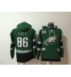 Men Nike Philadelphia Eagles Zach Ertz 86 NFL Winter Thick Hoodie Men Nike Philadelphia Eagles Zach Ertz 86 NFL Winter Thick Hoodie