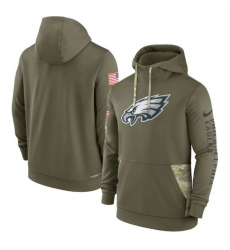 Men Philadelphia Eagles 2022 Olive Salute To Service Therma Performance Pullover Hoodie Men Philadelphia Eagles 2022 Olive Salute To Service Therma Performance Pullover Hoodie