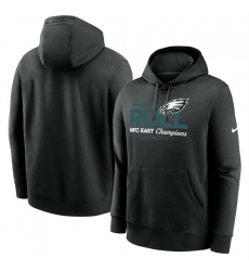 Men Philadelphia Eagles Black 2024 NFC East Champions Locker Room Trophy Collection Pullover Hoodie Men Philadelphia Eagles Black 2024 NFC East Champions Locker Room Trophy Collection Pullover Hoodie