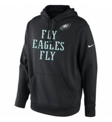 NFL Mens Philadelphia Eagles Nike Black Fly Eagles Fly Pullover Hoodie NFL Mens Philadelphia Eagles Nike Black Fly Eagles Fly Pullover Hoodie