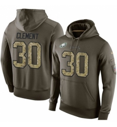 NFL Nike Philadelphia Eagles 30 Corey Clement Green Salute To Service Mens Pullover Hoodie NFL Nike Philadelphia Eagles 30 Corey Clement Green Salute To Service Mens Pullover Hoodie