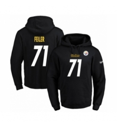 Football Mens Pittsburgh Steelers 71 Matt Feiler Black Name Number Pullover Hoodie Football Mens Pittsburgh Steelers 71 Matt Feiler Black Name Number Pullover Hoodie