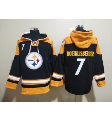 NFL Men Pittsburgh Steelers 7 Ben Roethlisberger Stitched Hoodie NFL Men Pittsburgh Steelers 7 Ben Roethlisberger Stitched Hoodie